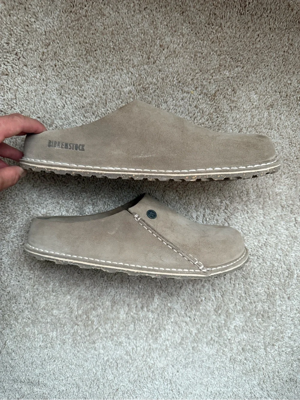 Birkenstock Zermatt Premium Suede Gray Taupe Size 43 EU 10 US Men